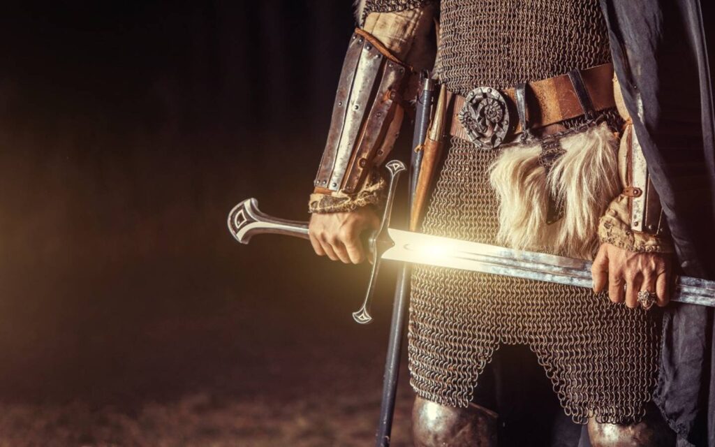 Knight in chainmail