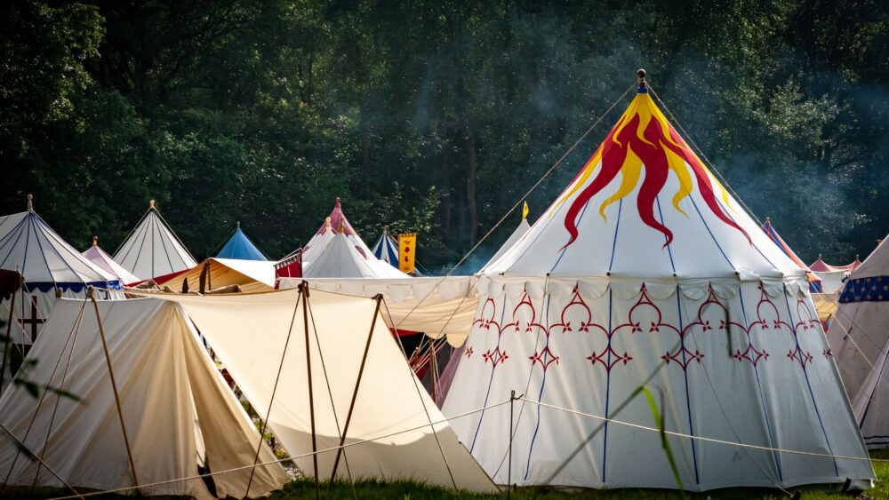 Tent pitch