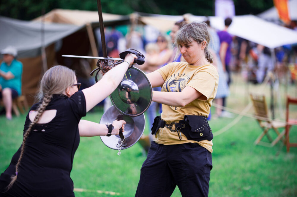 wood sword fighting workshop